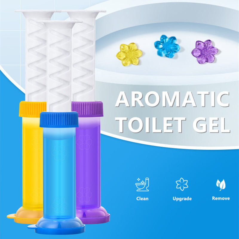 Flower Aromatic Toilet Gel Toilet Deodorant Cleaner Tools