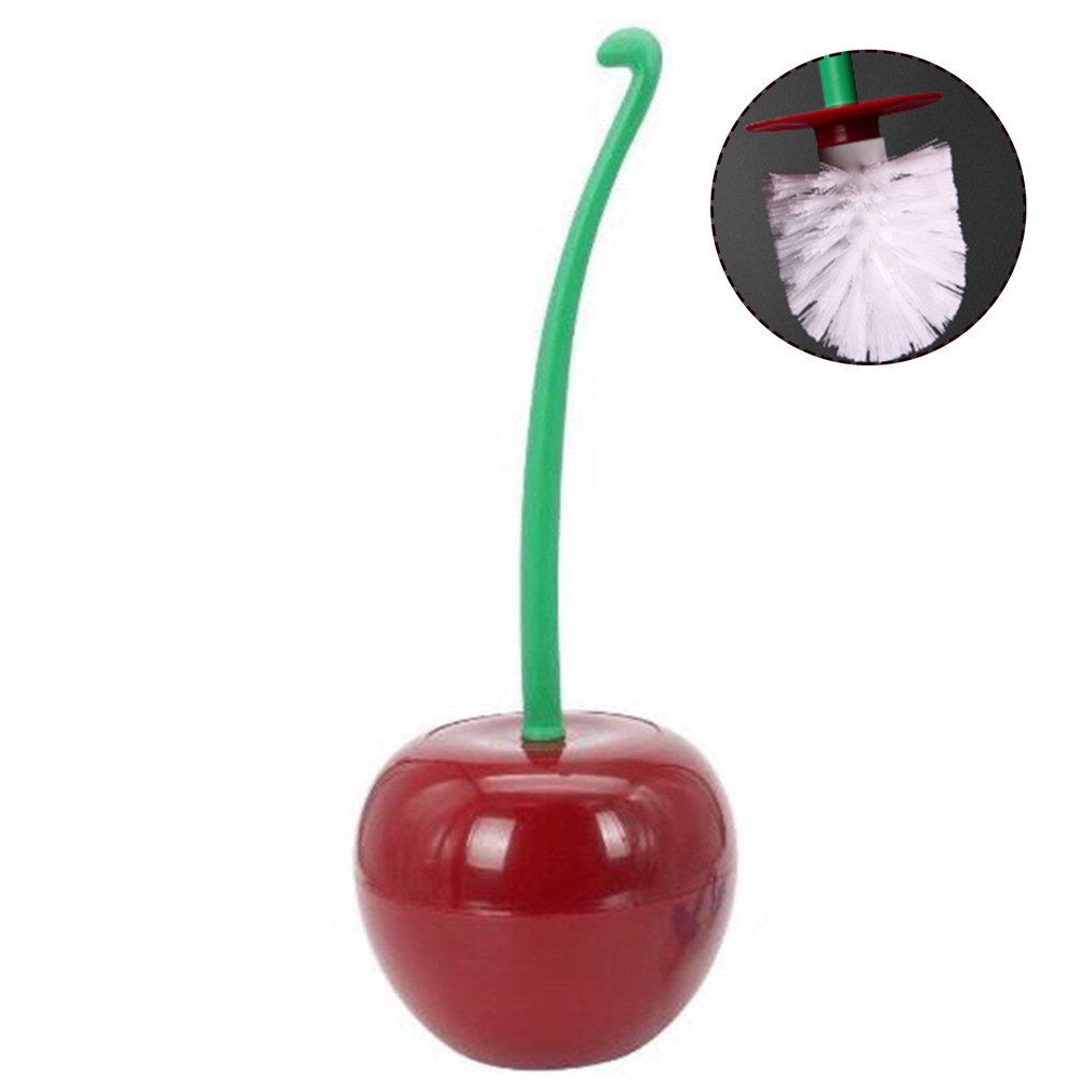 Cherry Long Handle Soft Hair Household Toilet Brush
