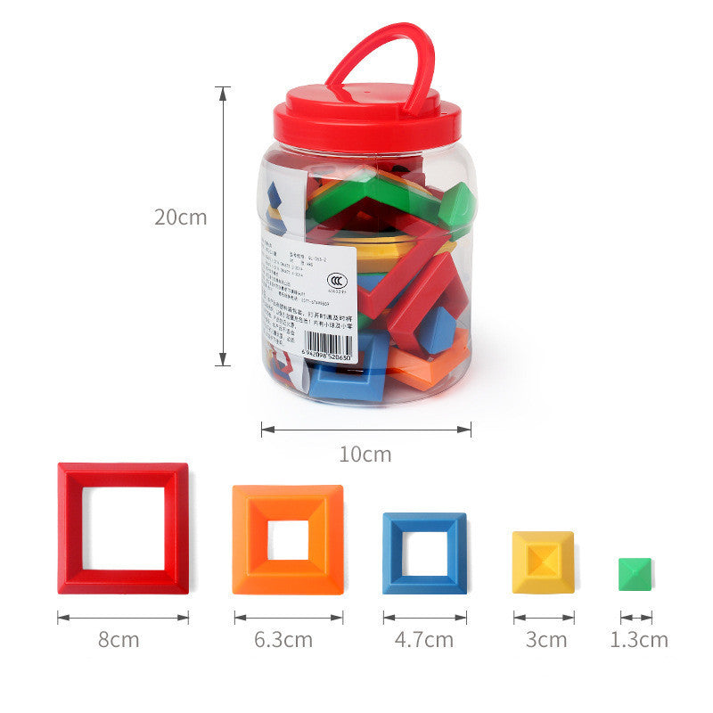 Rainbow Tower Ring Cognitive Toy