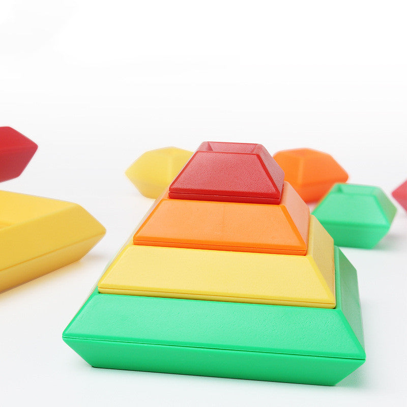 Rainbow Tower Ring Cognitive Toy