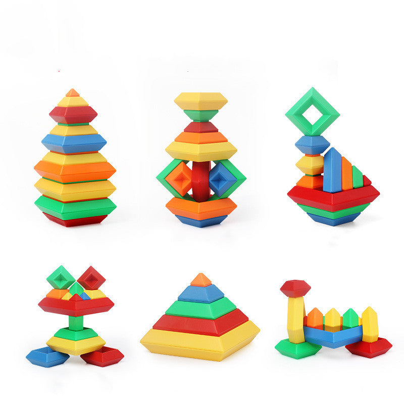 Rainbow Tower Ring Cognitive Toy