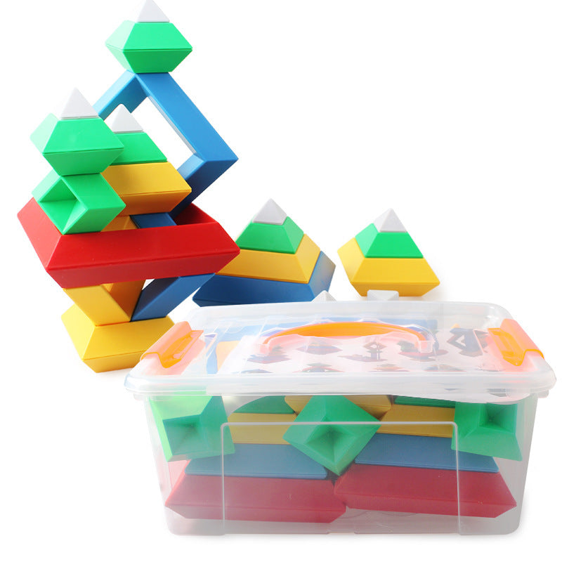 Rainbow Tower Ring Cognitive Toy