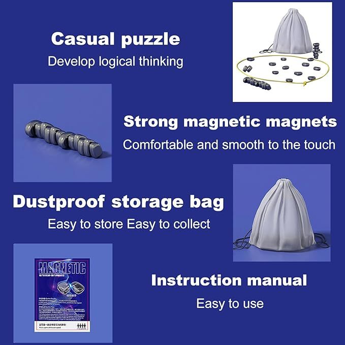 Magnetic Chess Board Game Set Toy For Children
