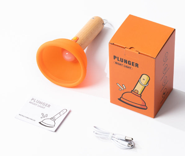 Toilet Suck Small Night Lamp Silicone