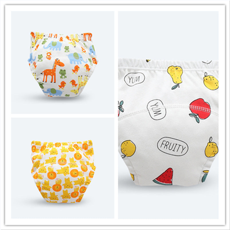 Training Pant Underwear Washable Diaper Cover Breathable Baby Summer Style