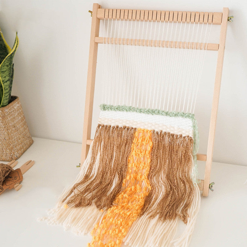 Children's Loom Diy Beech Woody Material Toys