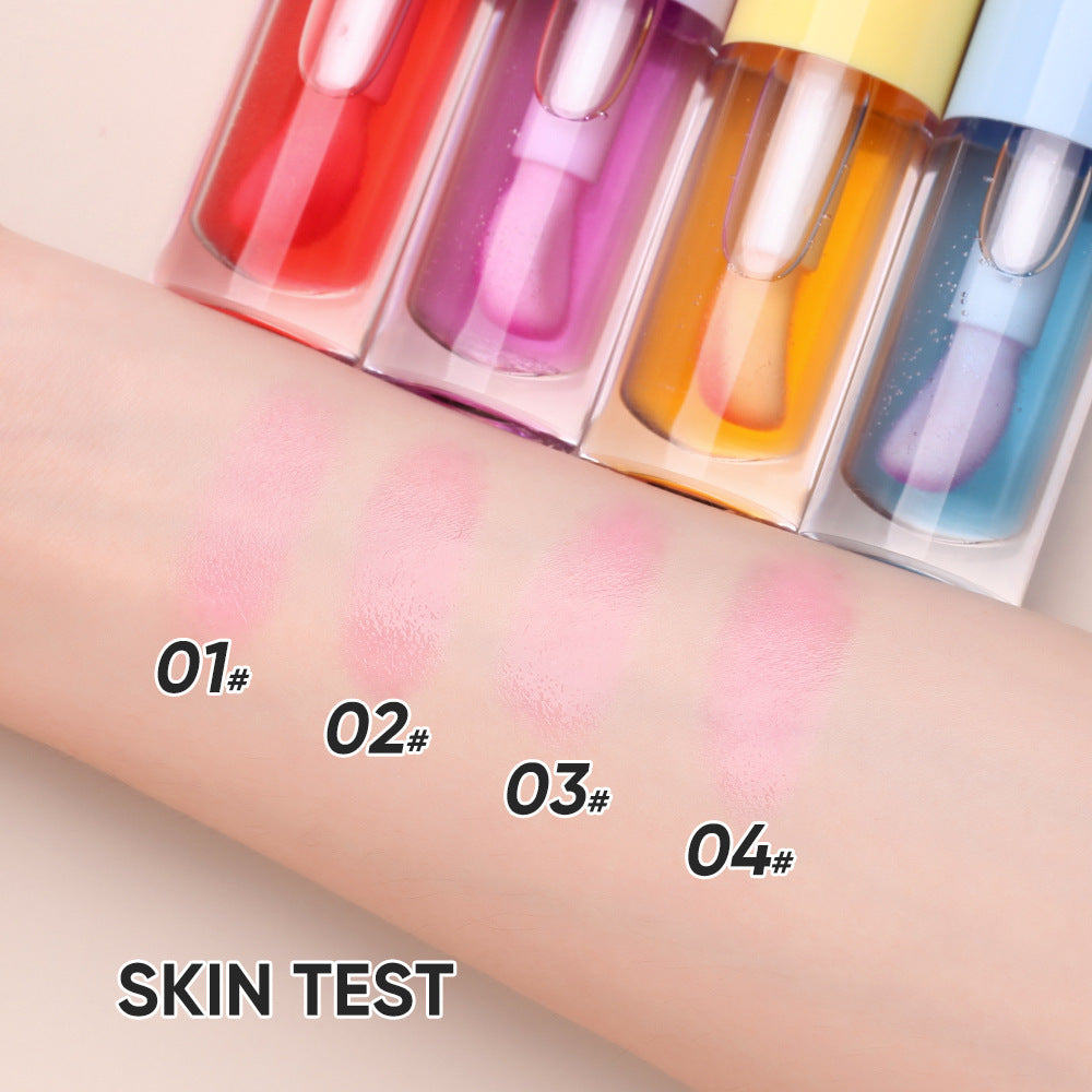Thin And Glittering Color-changing Blush Oil
