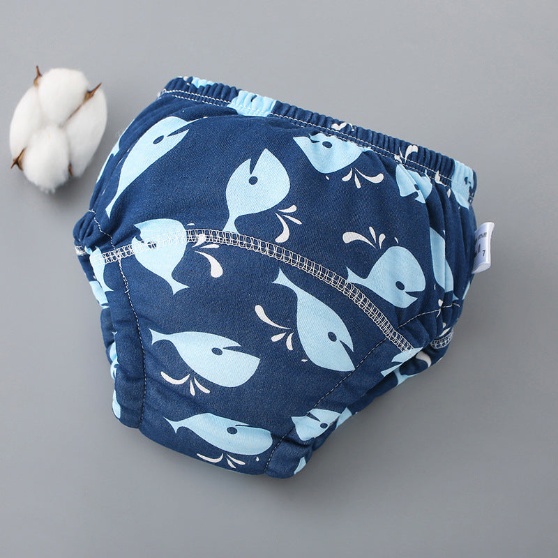 Training Pant Underwear Washable Diaper Cover Breathable Baby Summer Style
