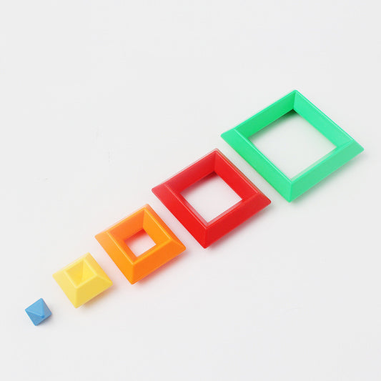 Rainbow Tower Ring  Cognitive Toy
