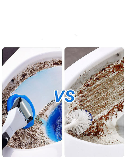 Toilet Cleaning Brush with Disposable Accessories Long Handle Cleaner Tool Bathroom