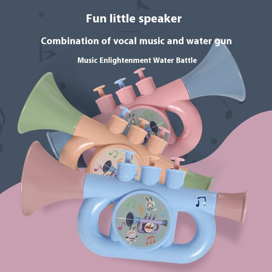 Horn Press Water Trumpet Children's Beach Toys