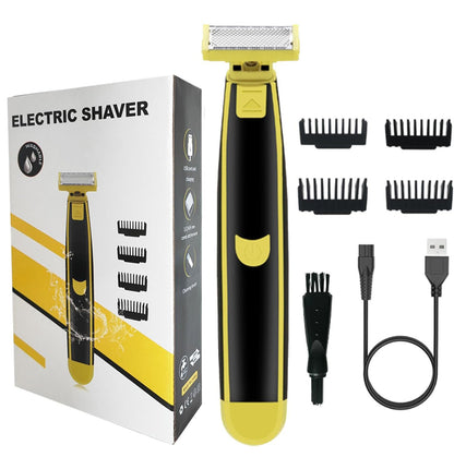 Amazon Hot Men's Body Hair Device Electric Shaver Chest Hair Leg Hair Shaver Men's Pogonotomy Shaver