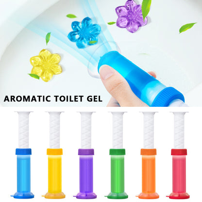Flower Aromatic Toilet Gel Toilet Deodorant Cleaner Tools