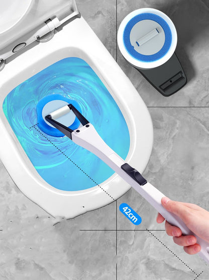 Toilet Cleaning Brush with Disposable Accessories Long Handle Cleaner Tool Bathroom