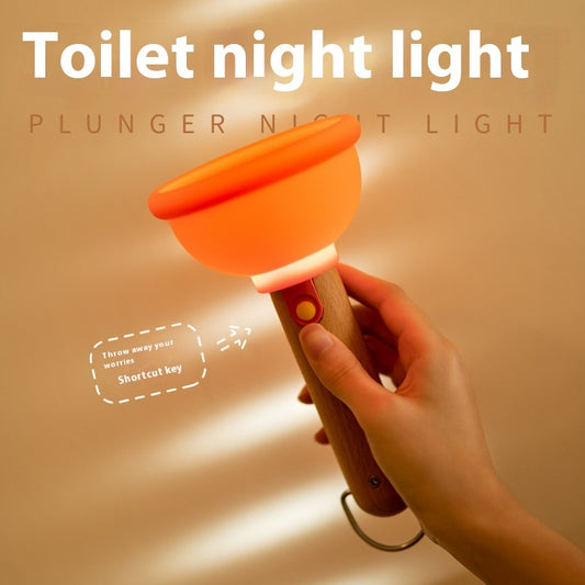 Toilet Suck Small Night Lamp Silicone