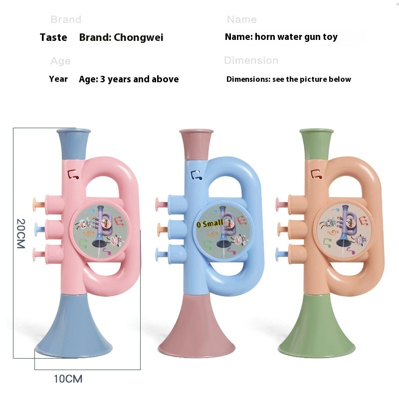 Horn Press Water Trumpet Children's Beach Toys