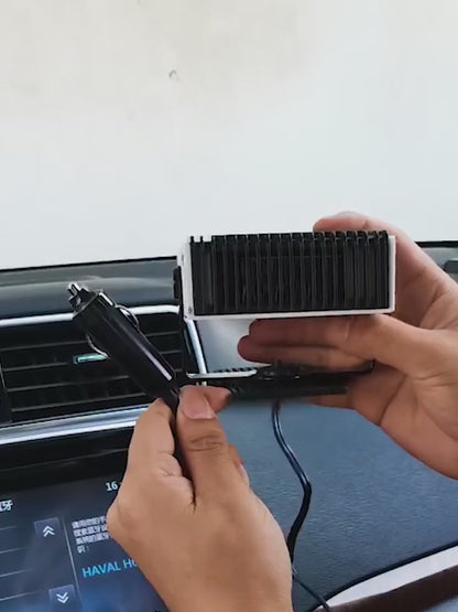 Car Heater Portable Car Heater Defrost Heater 180-degree Rotation Car Heater & Cooling Fan 2 In 1 Fast Heating Low Noise